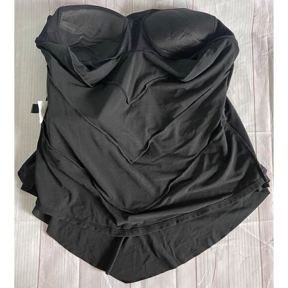 NWT MIRACLESUIT TANKINI SWIMSUIT TOP Look Feel Slimmer Womens Size 10 - Picture 6 of 11